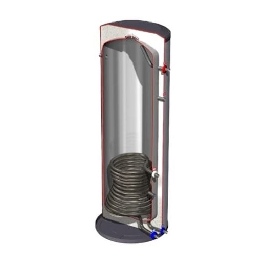 Hisense Tapwatertanks RVS tapwatertank met WP spiraal 500 liter (ex. 460-0197)